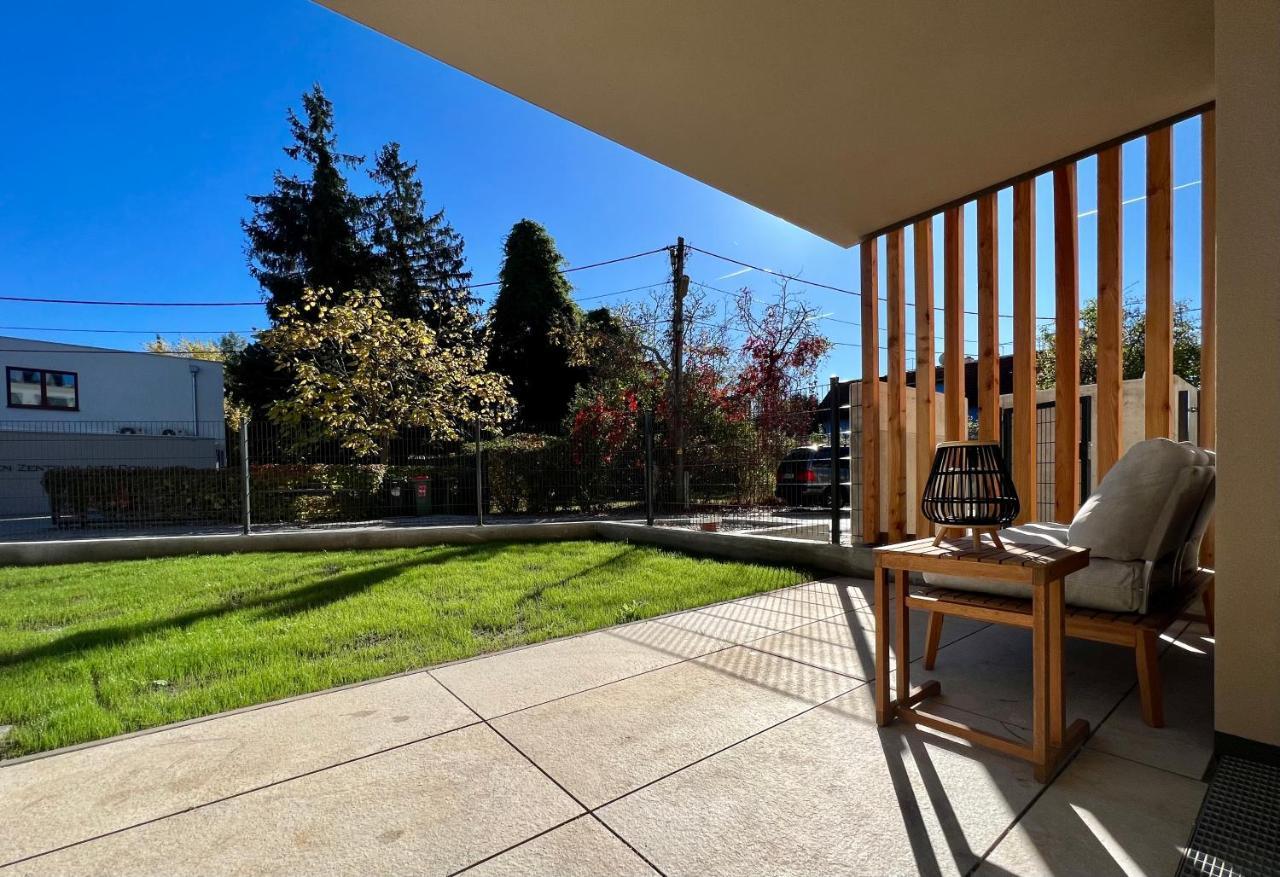 Modern Studio Gardenia_Gartenwohnung Alte Donau Vienna Esterno foto
