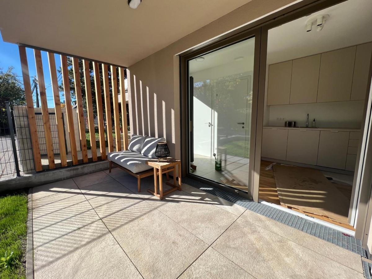 Modern Studio Gardenia_Gartenwohnung Alte Donau Vienna Esterno foto